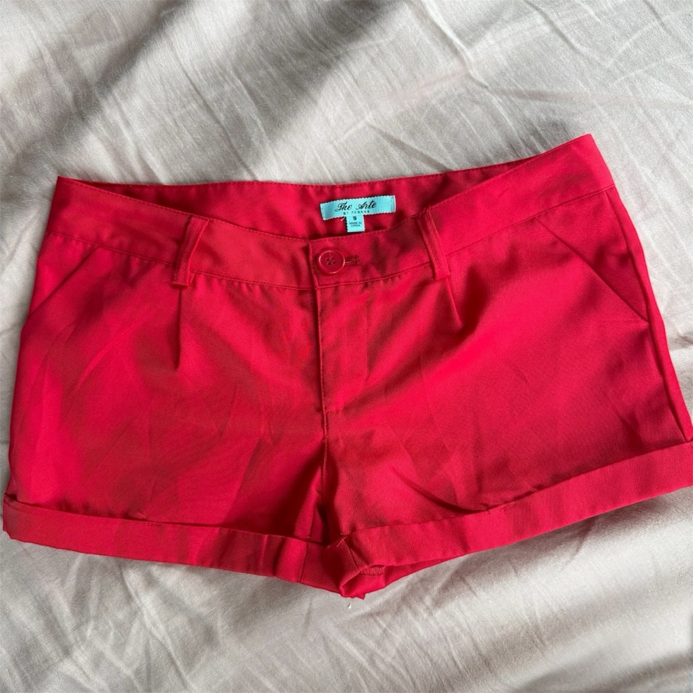 Chic Red Women's Shorts